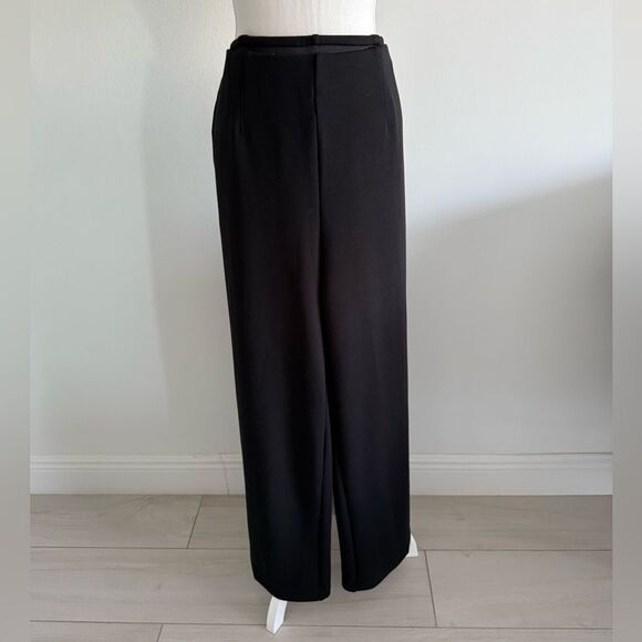 Knit high rise wide leg pant size 18 black - Picture 3 of 3